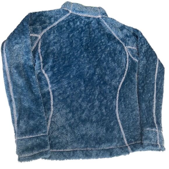 Marmot Fleece Blue Zip Up Long Sleeves Front Pociets Jacket Size Medium - Picture 6 of 13